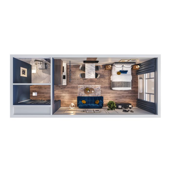 Studio 3D Floor Plan
