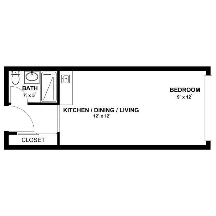 Studio Floor Plan